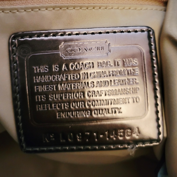 Coach Sky Blue Shoulder Bag - Picture 6 of 7